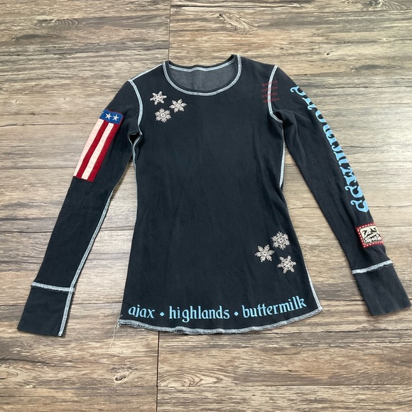 Alp N Rock ASPEN Henley Shirt Sz XS/S - Picture 2 of 4